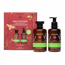 APIVITA PROMO SHOWER GEL+BODY MILK MOUNTAIN TEA