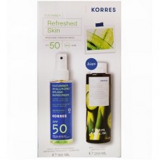 KORRES SUN PROMO ΑΓΓΟΥΡΙ HYALURONIC SPLASH SPF50 + ΑΦΡΟΛ. CUCUMBER BAMBOO